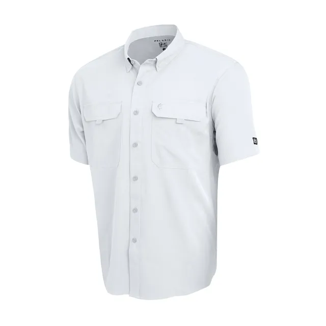 Pelagic Keys camicia uomo bianca UPF 50+