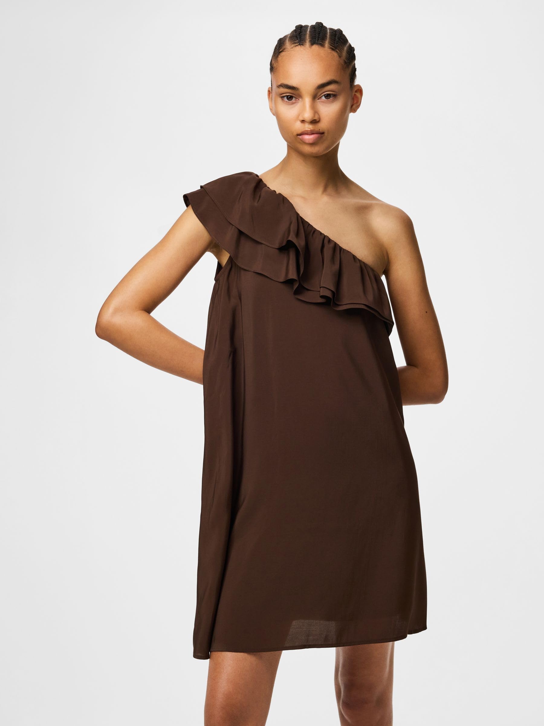 Pieces Pcpenelope Vestito Monospalla Donna Uso Quotidiano