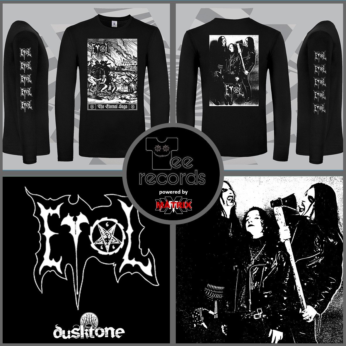 Matrix Music Store Evol The Eternal Saga t-shirt cotone organico