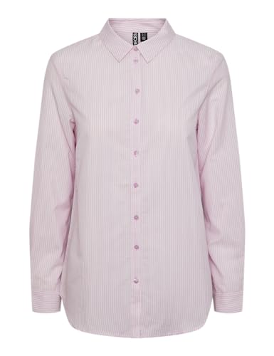 PIECES Pcmarly LS Shirt blusa camicia donna