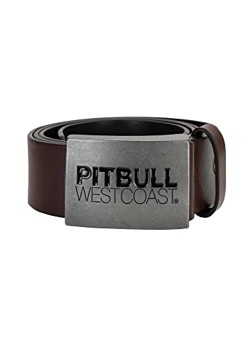 Pitbull TNT cintura uomo pelle fibbia metallo vintage