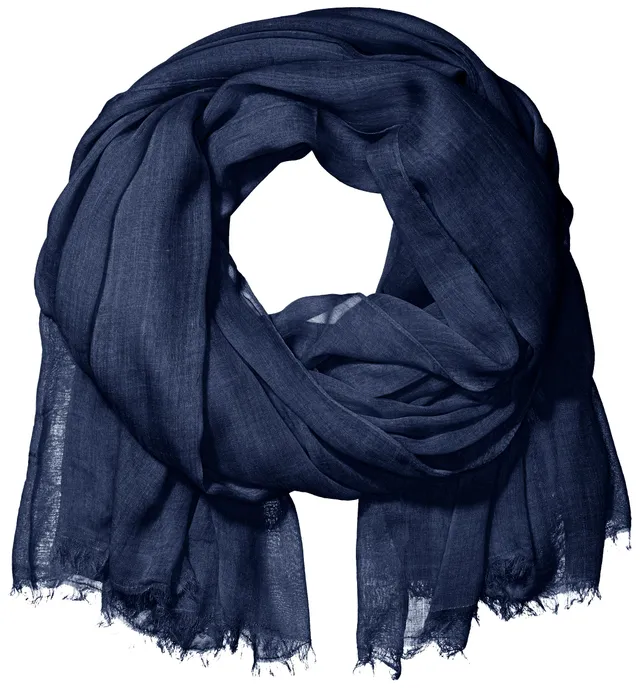 Pieces Pcnoggli sciarpa donna blu leggera taglia unica