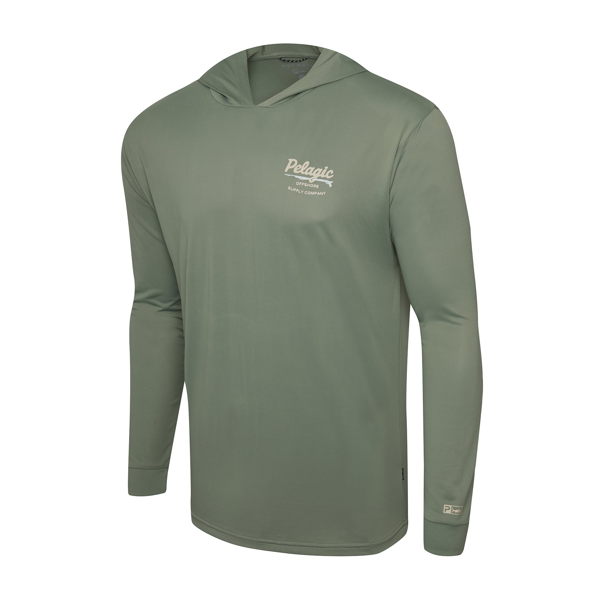 Pelagic Aquatek Gunner maglia pesca UPF 50+ verde mangrovie