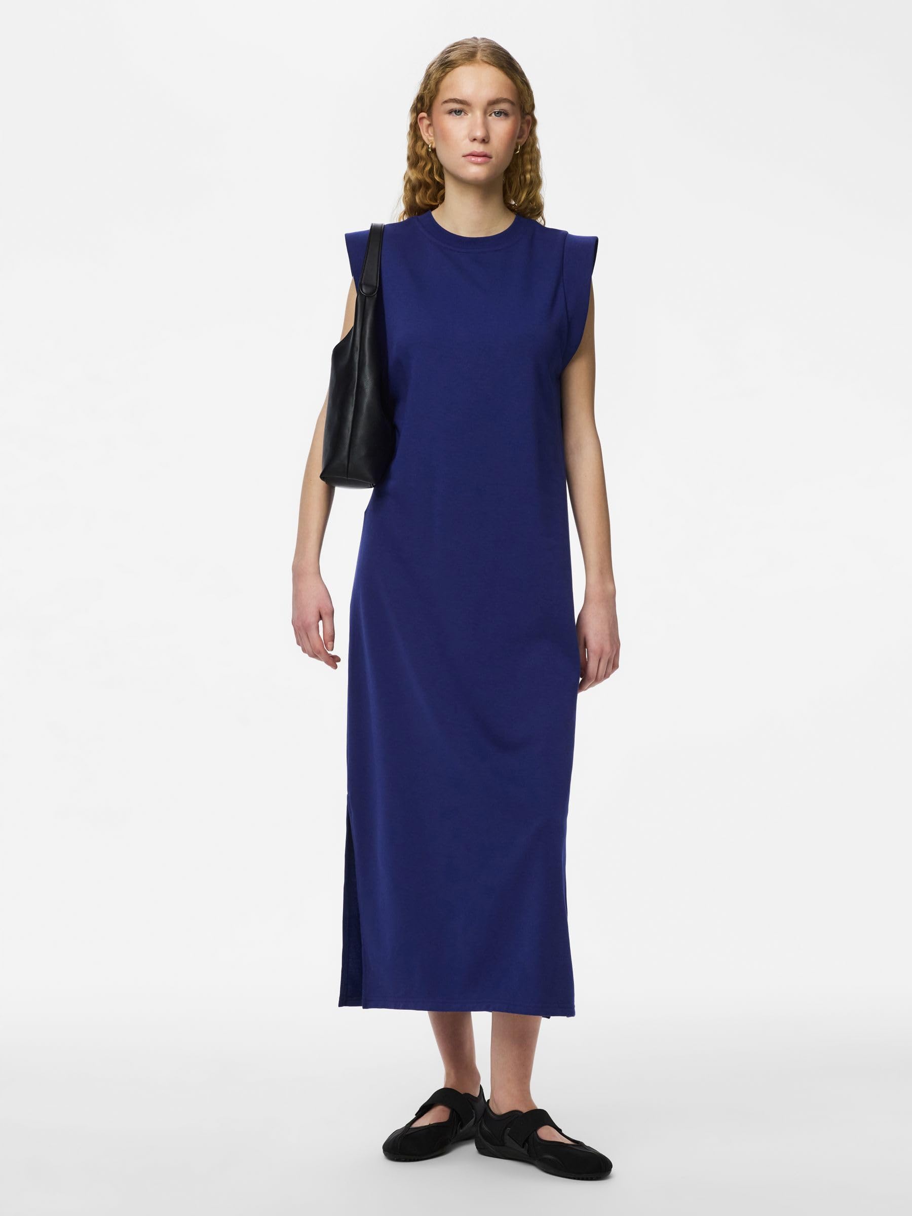 Pieces Pcchilli Summer SL Abito donna lungo senza maniche