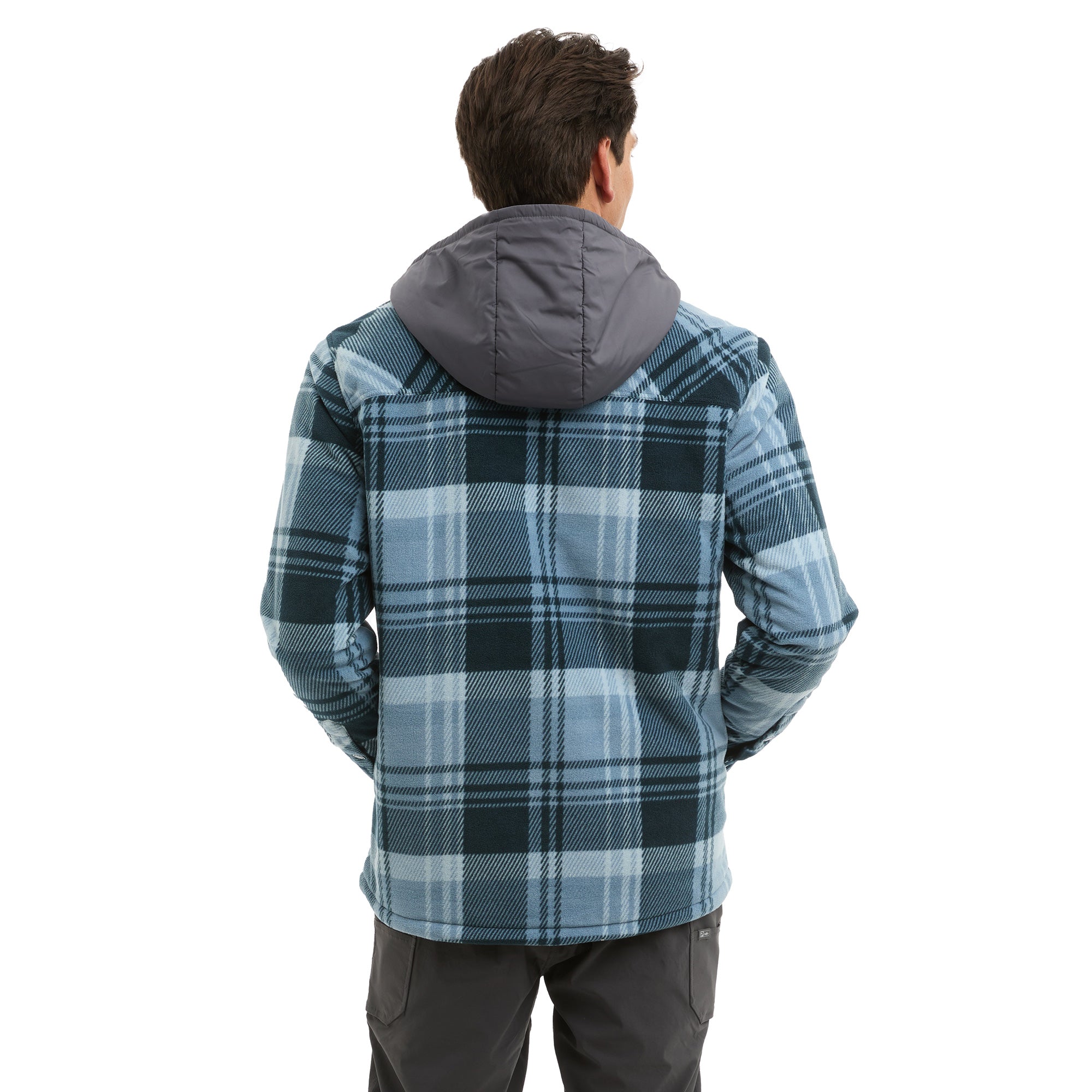 Pelagic Anacapa felpa pile cappuccio blu navy uomo
