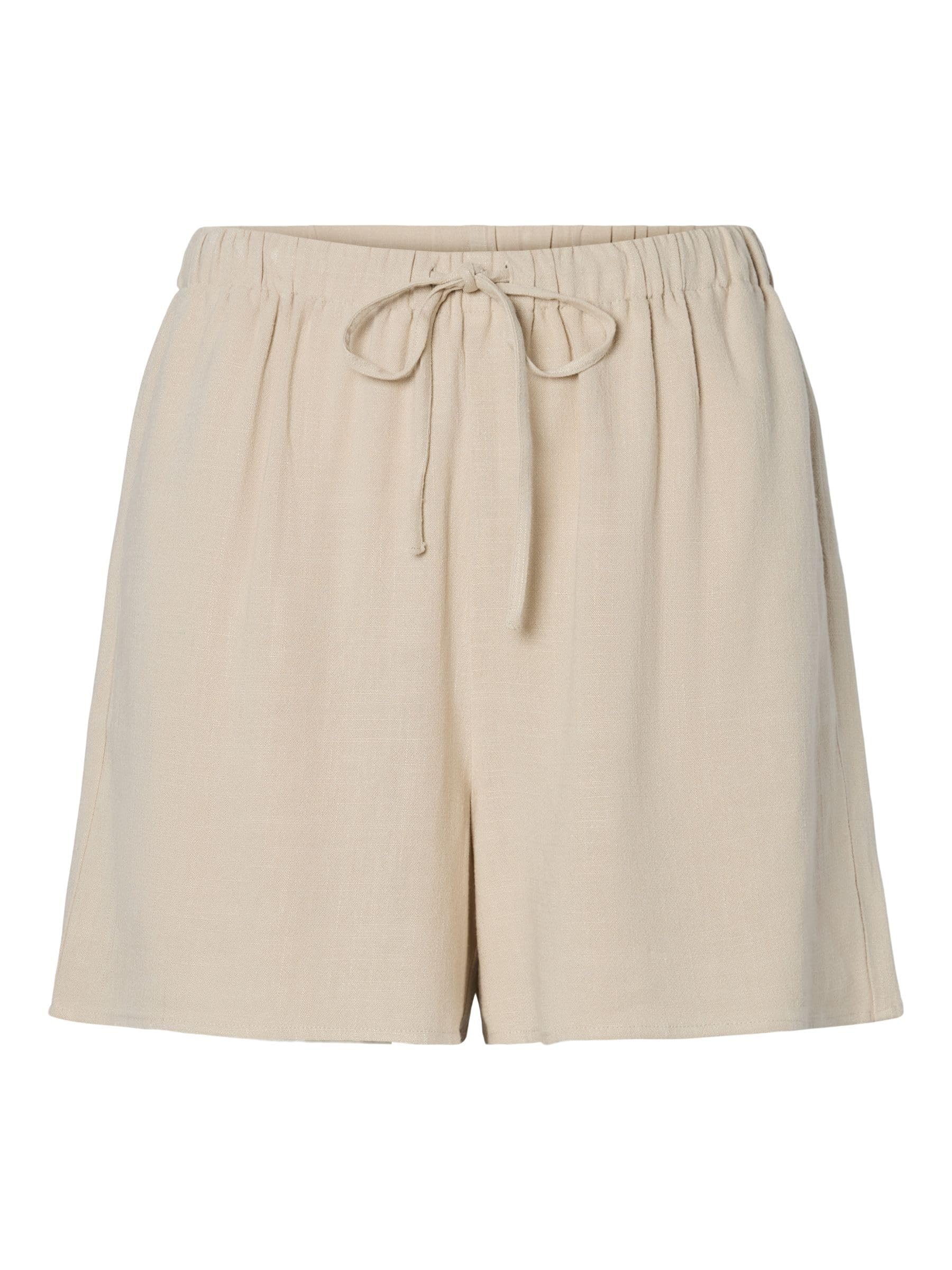Pieces Pcvinsty HW Shorts Wvn shorts L argento