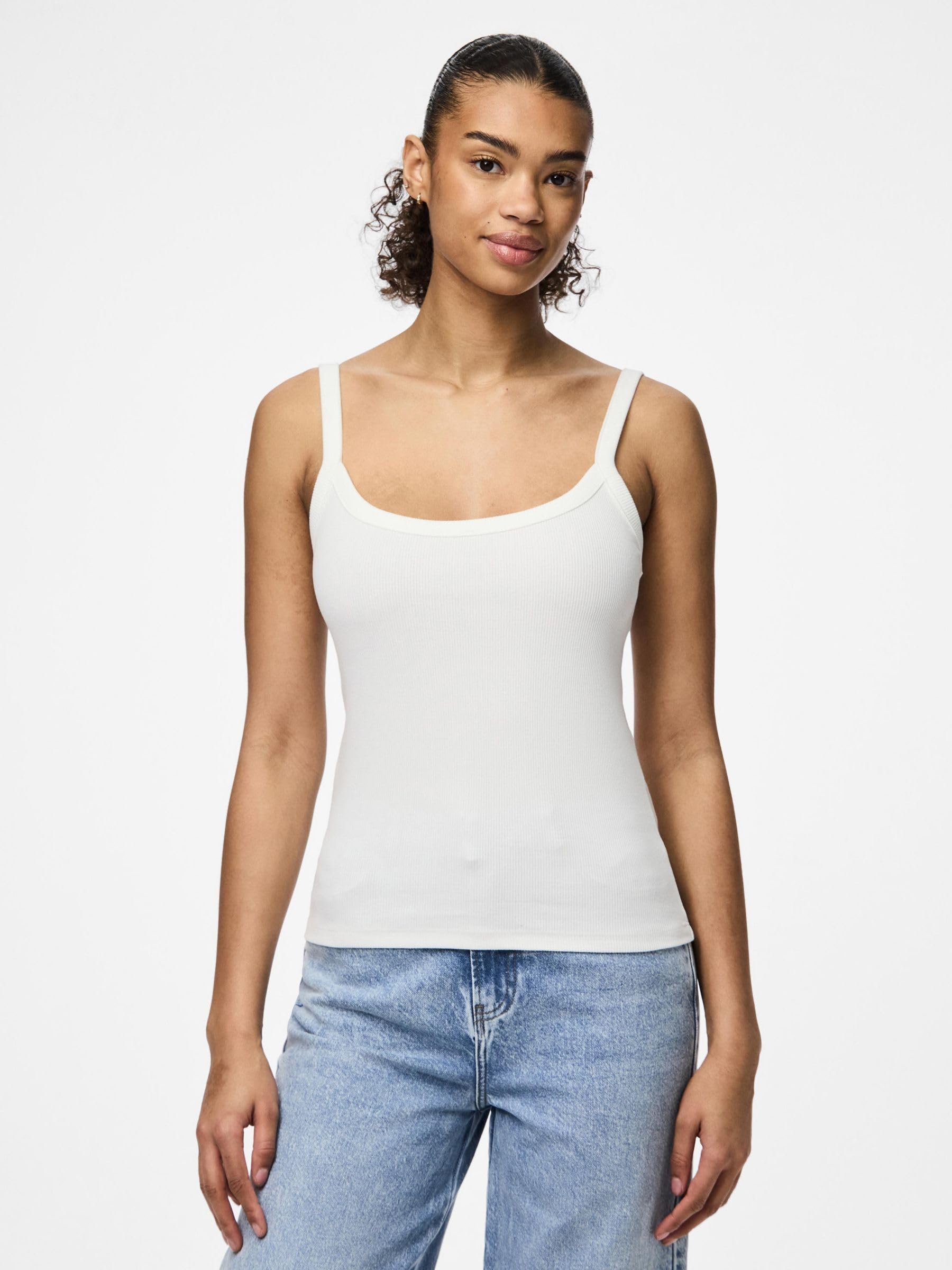 Pieces Pcmay Strap Top Noos canotta taglia S uso quotidiano