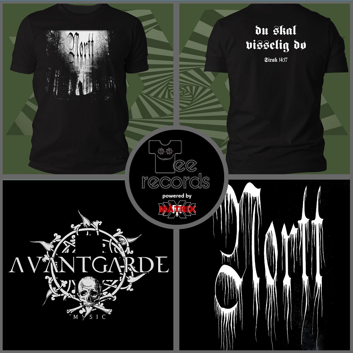 Matrix Music Store Nortt Galgenfrist t-shirt cotone organico