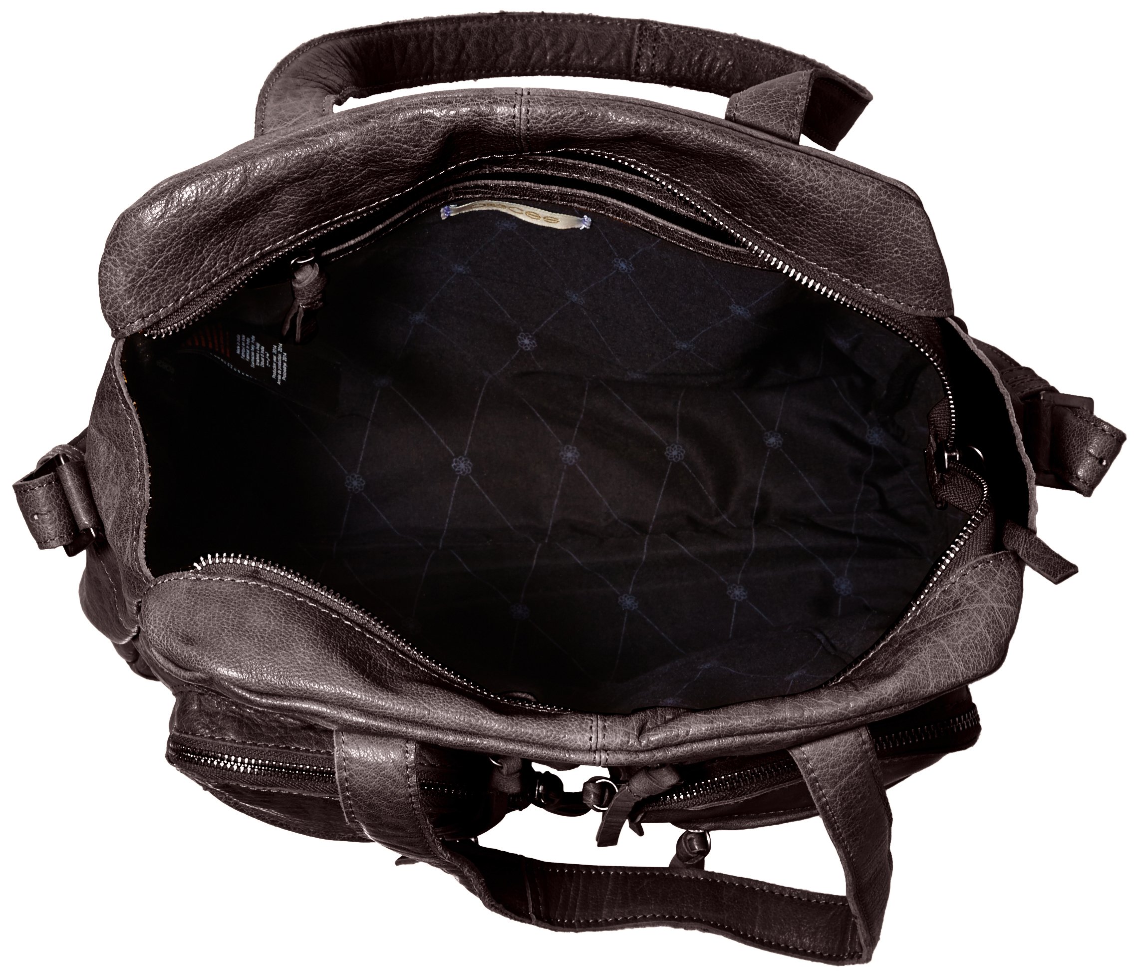 Pieces Mui Leather Bag borsa tracolla donna nera