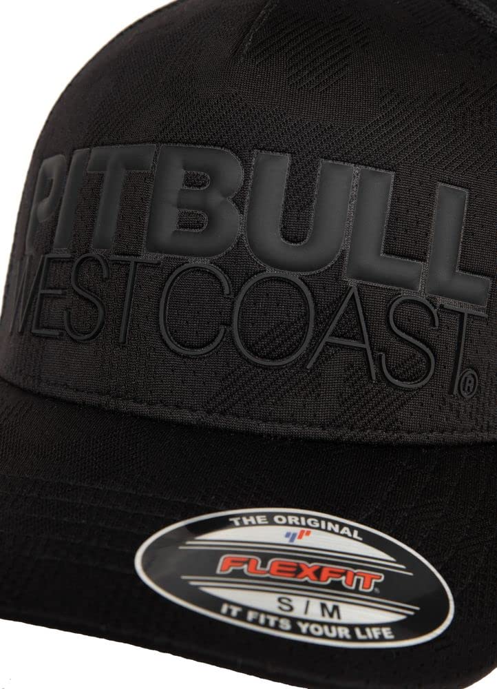 Pitbull TNT berretto baseball mesh nero S-M cotone