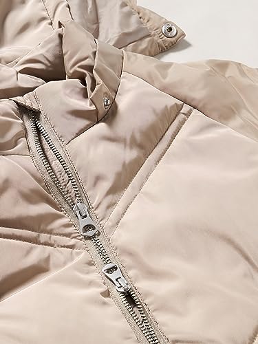 Pieces Pknelicity Puffer Jacket TW giacca bambina Silver Mink