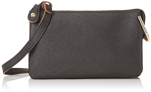 Pieces Pcpilla 17076301 borsa a tracolla donna nera