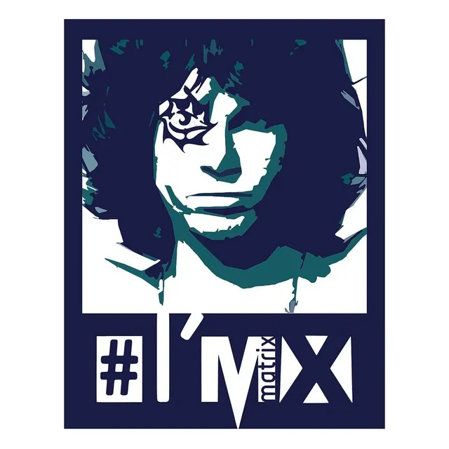 Matrix I'm X Lizzard Kinx 1 t-shirt stampa digitale cotone