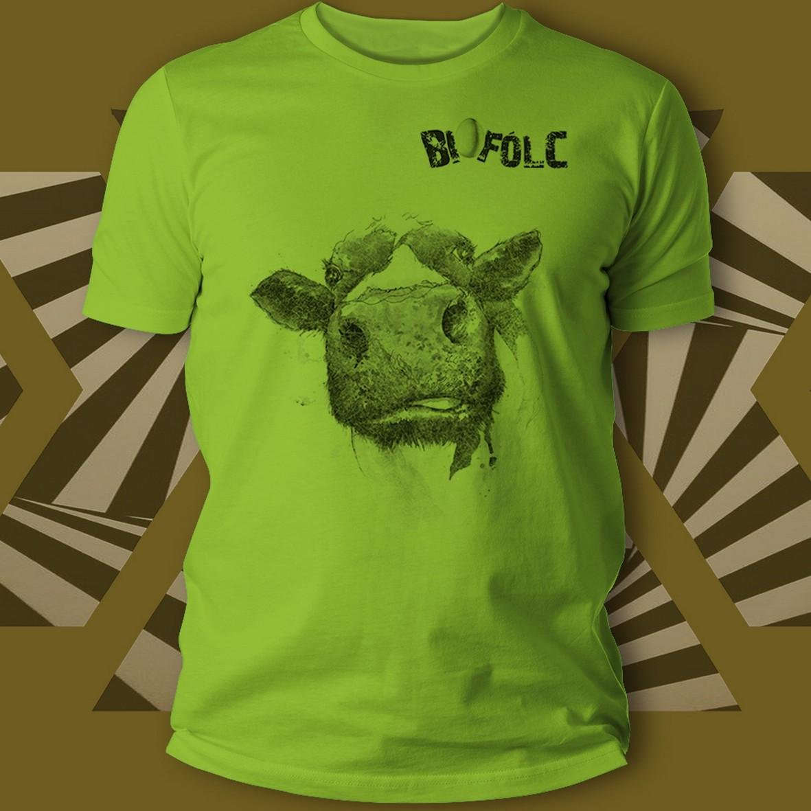 Matrix Music Store Bifolc Cow t-shirt cotone organico