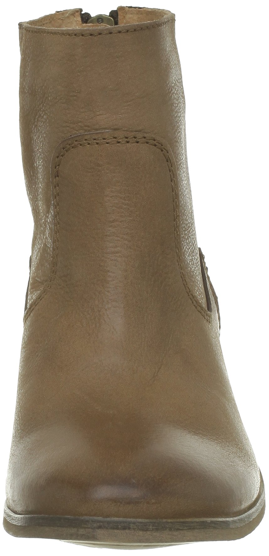 Pieces Ditte Leather Boot stivali donna cognac