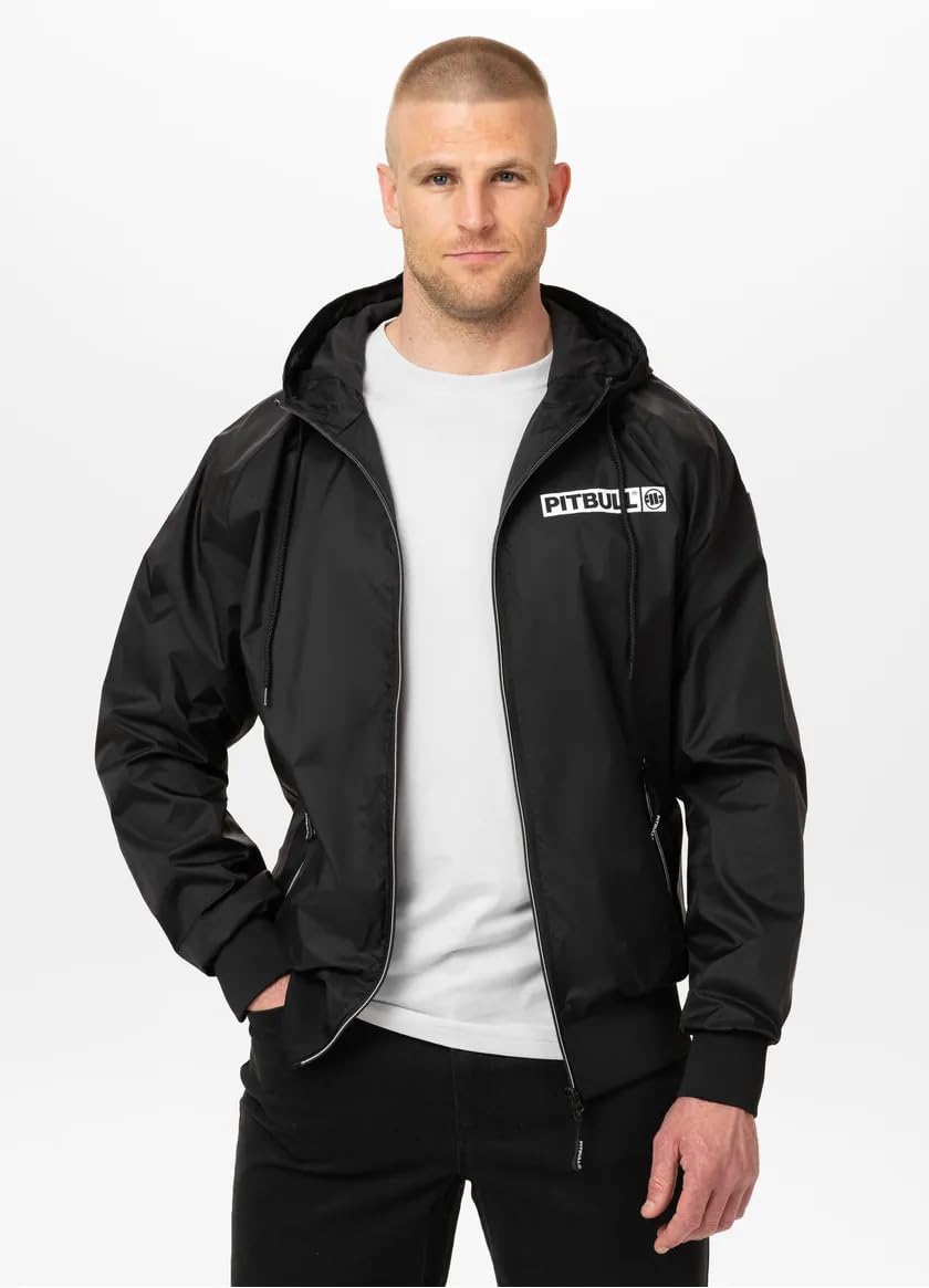 Pitbull Athletic Hilltop giacca uomo con cappuccio antivento