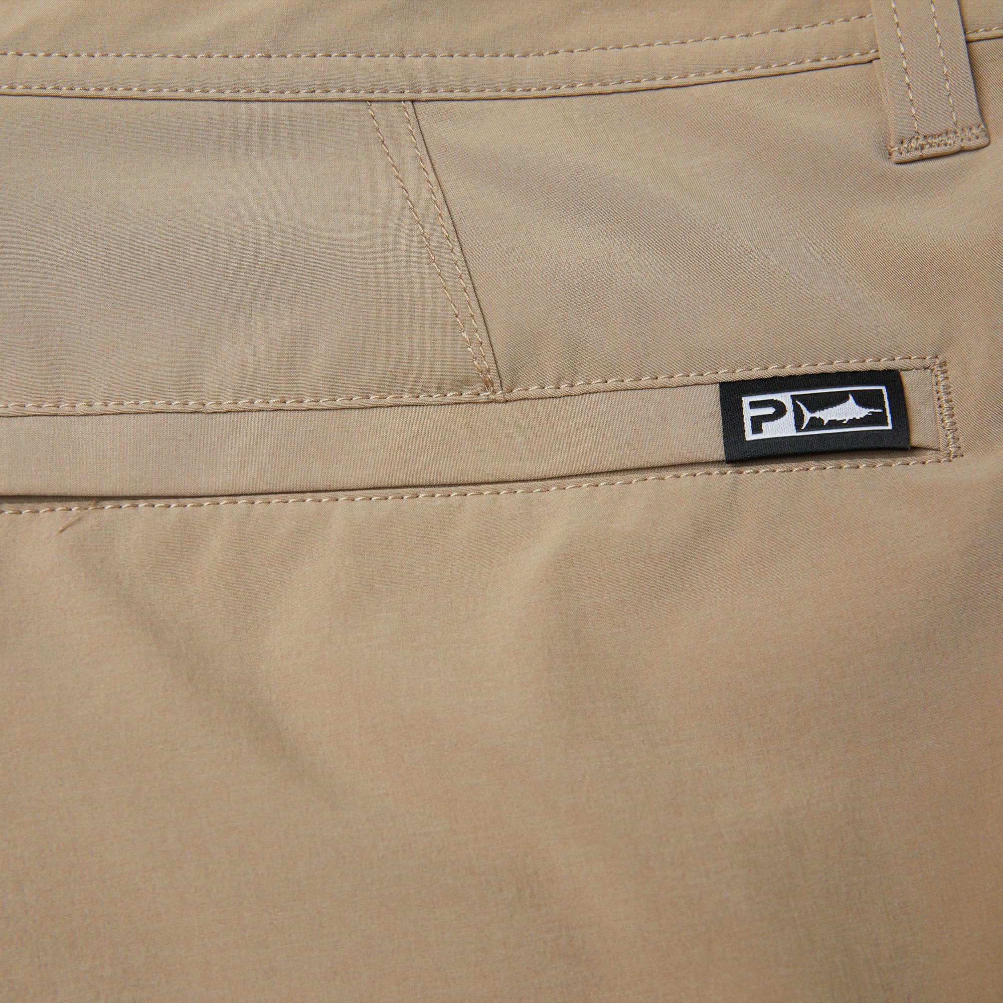 Pelagic Mako pantaloncini uomo kaki scuro elasticizzati