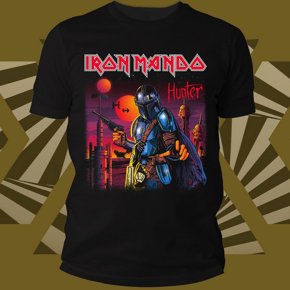 Matrix Cappo Iron Mando Hunter t-shirt cotone unisex
