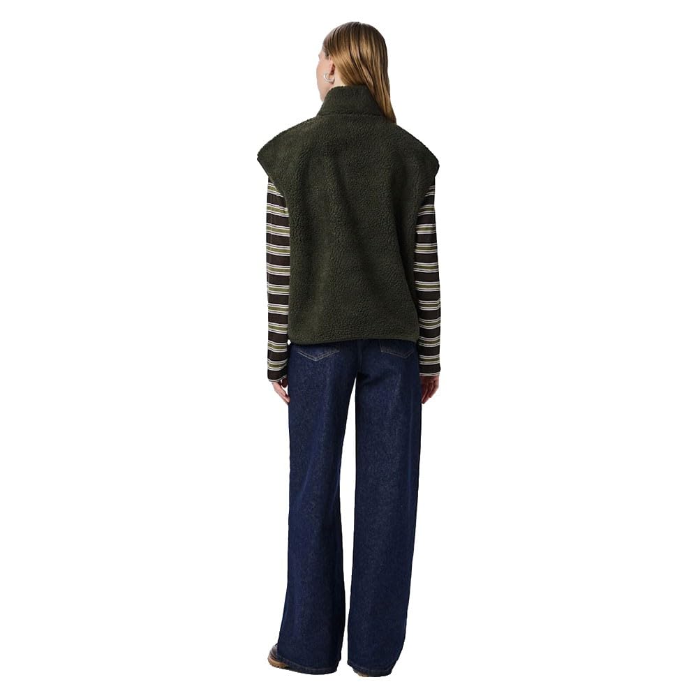 Pieces & Peace Sadia gilet pile donna 2XL con zip