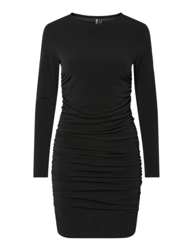 Pieces Pcmadison LS vestito donna jersey manica lunga