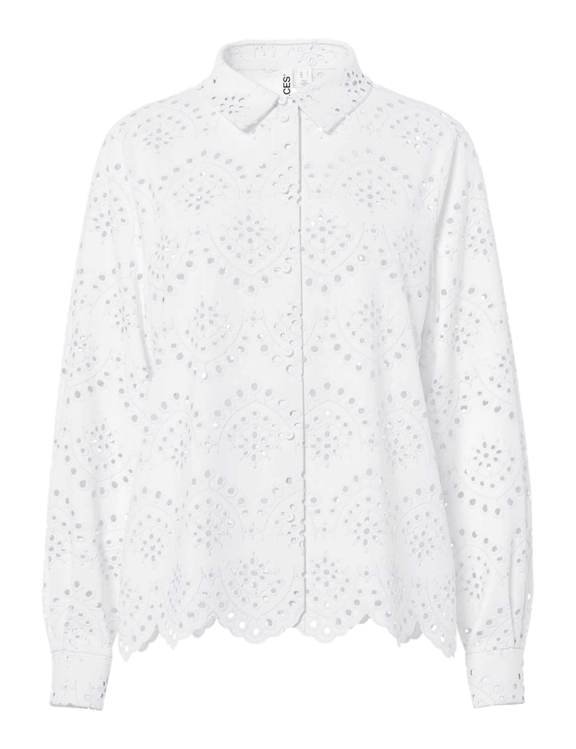Pieces Pcvilde LS Noos camicia manica lunga taglia S