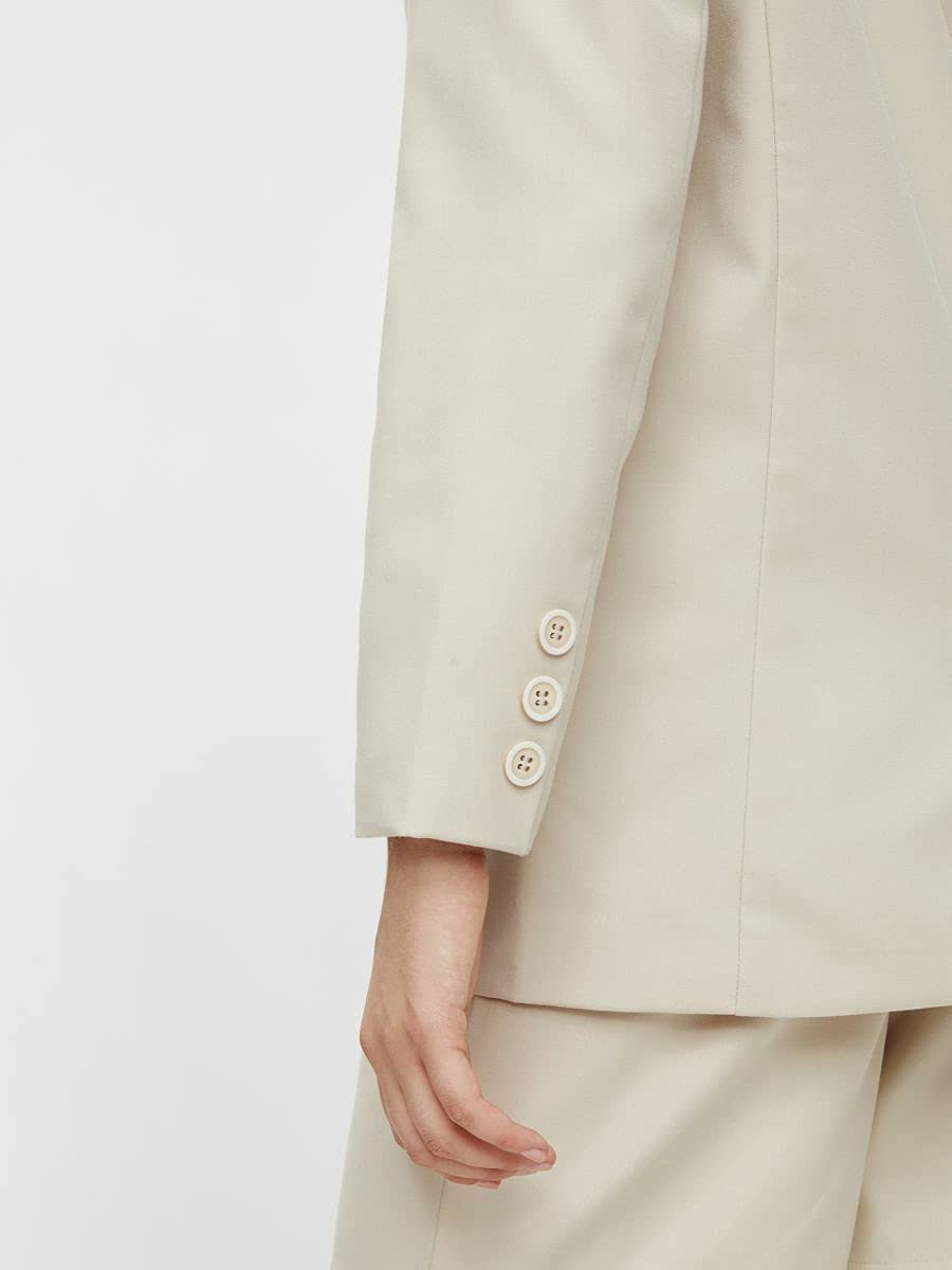 Pieces Pclimoane LS Blazer donna leggero monopetto
