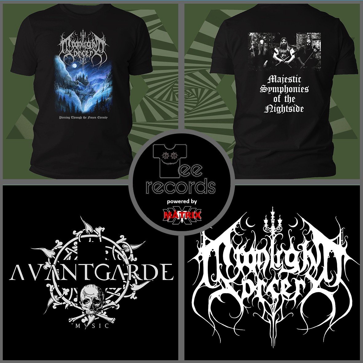 Moonlight Sorcery Piercing Frozen Eternity t-shirt cotone