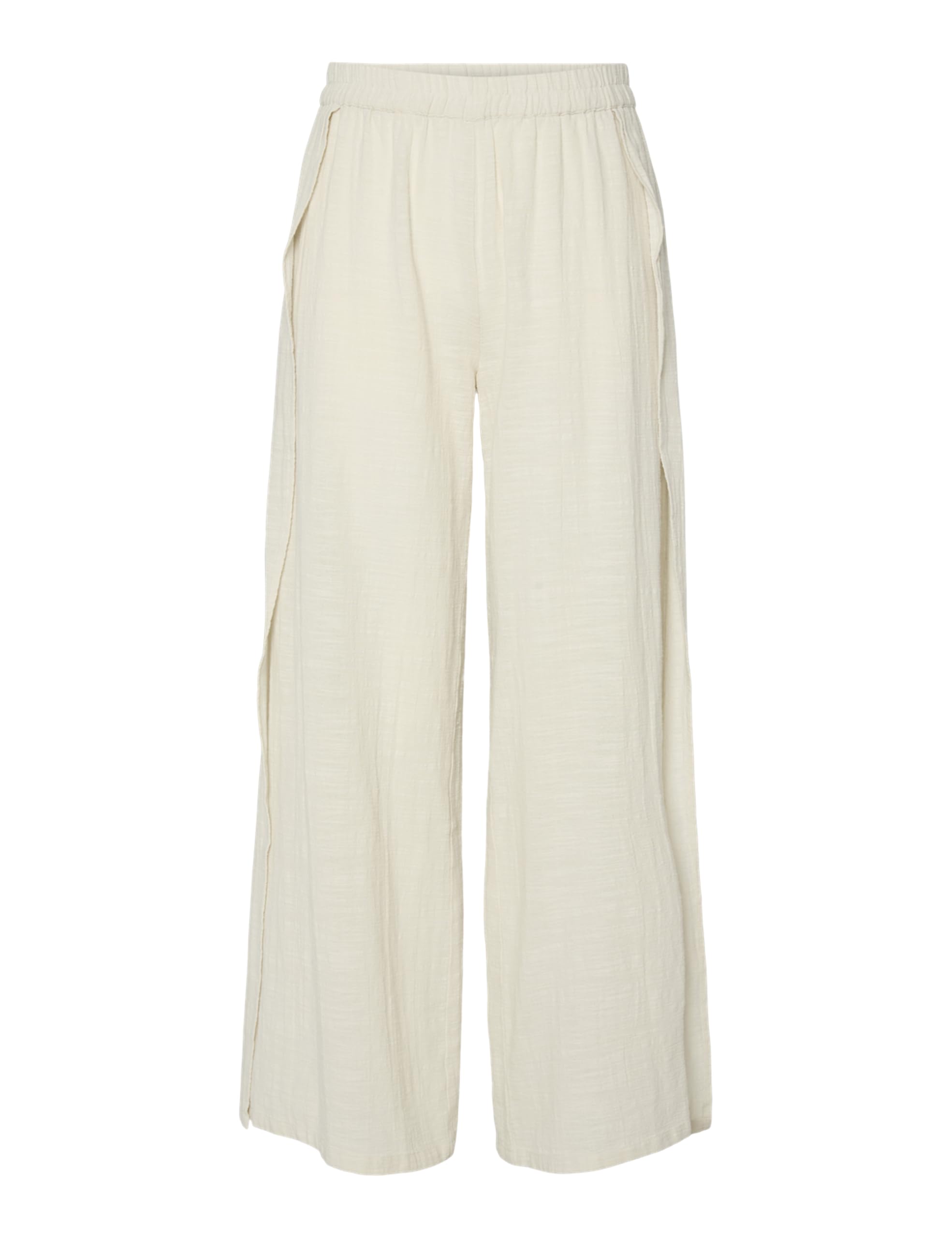 Pieces Pcagnes HW pantaloni donna L con spacco alto