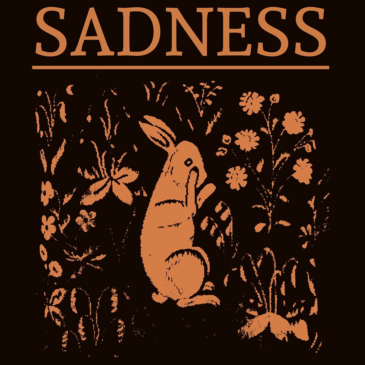 Matrix Music Store Tee-Records Sadness Rabbit EP t-shirt cotone organico