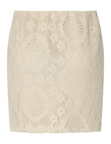 Pieces Pclambi SL Crochet gonna donna XS traforata