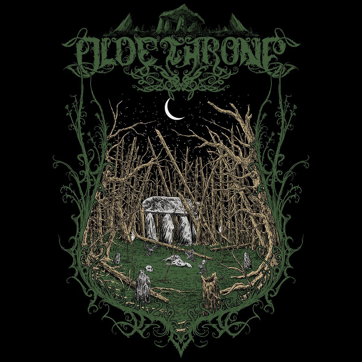 Matrix Music Store Olde Throne Most Elder Day t-shirt cotone organico