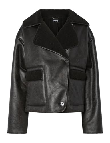 PIECES Pcjuno Pu Jacket Giacca Donna Taglia S
