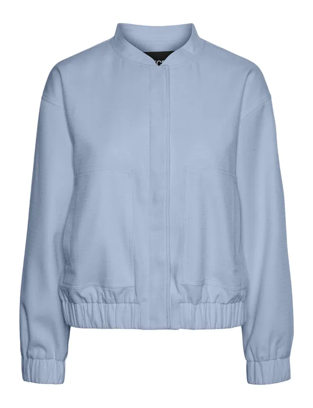 Pieces Pcannie bomber giacca donna XS blu cachemire leggera