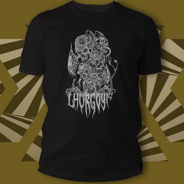 Matrix Music Store Records Lhurgoyf Black Logo t-shirt cotone organico