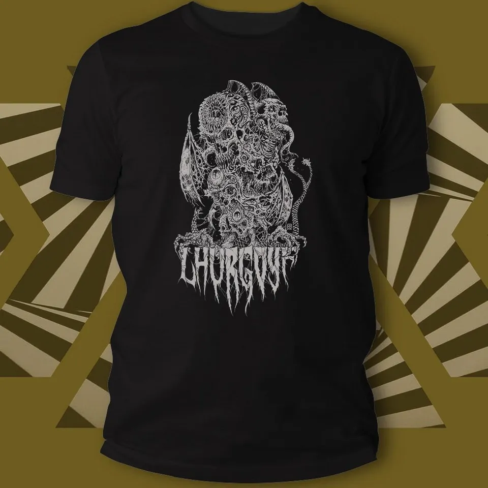 Matrix Music Store Records Lhurgoyf Black Logo t-shirt cotone organico