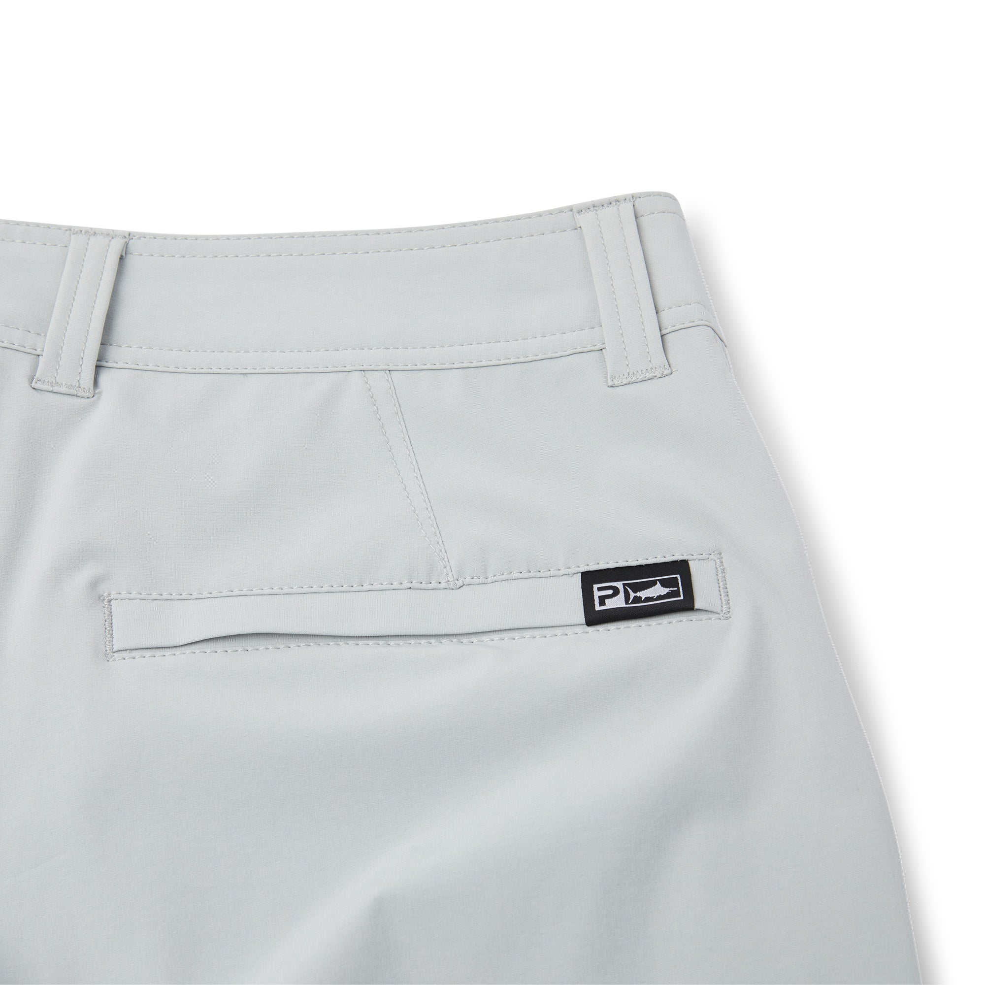 Pelagic Mako pantaloncini uomo grigio chiaro elasticizzati