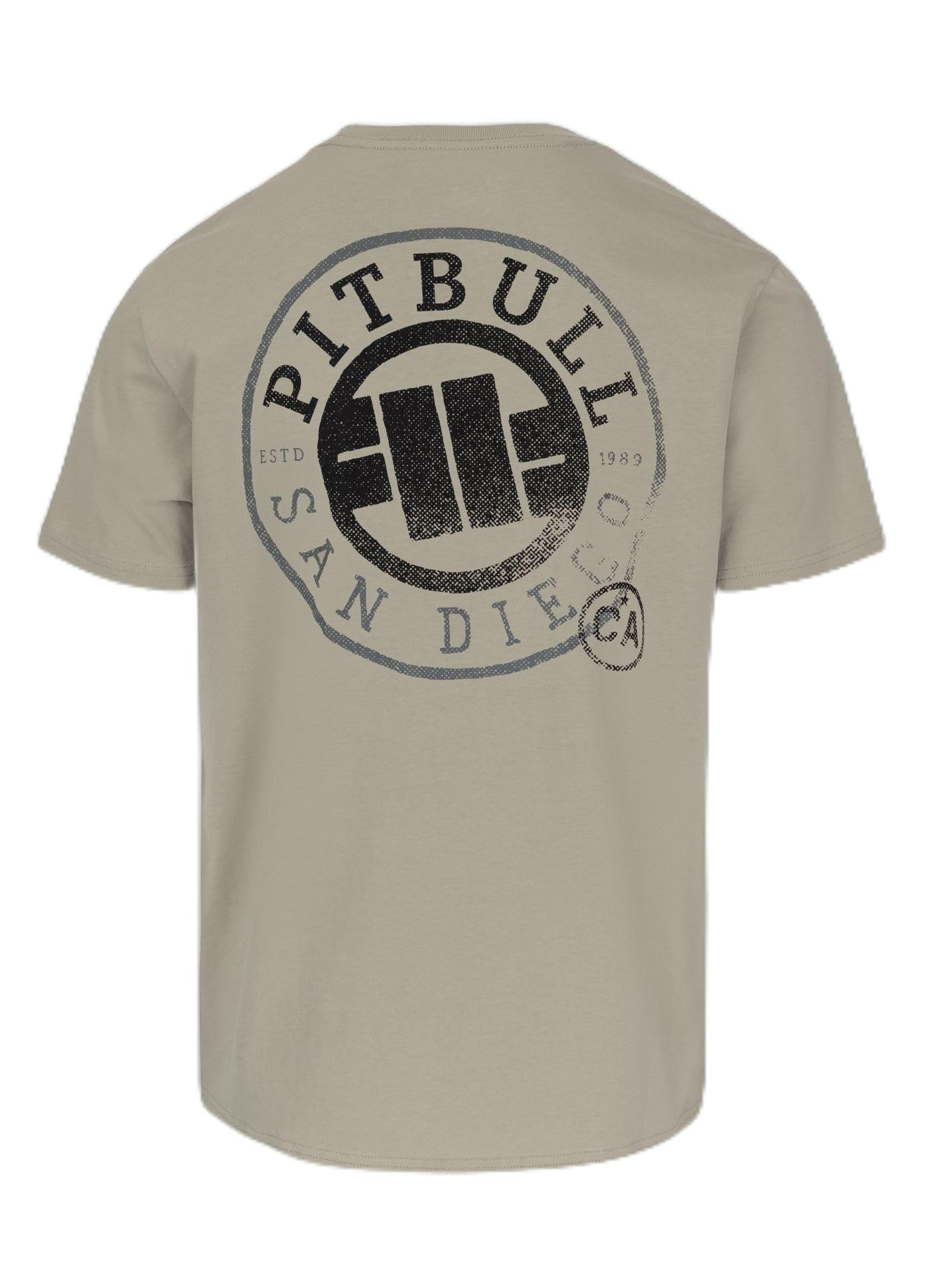 Pitbull SD Stamp maglietta uomo cotone stampa retro