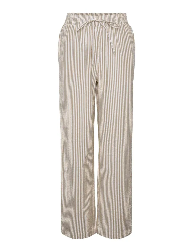 Pieces Pcsally HW Loose pantaloni donna XL rosa