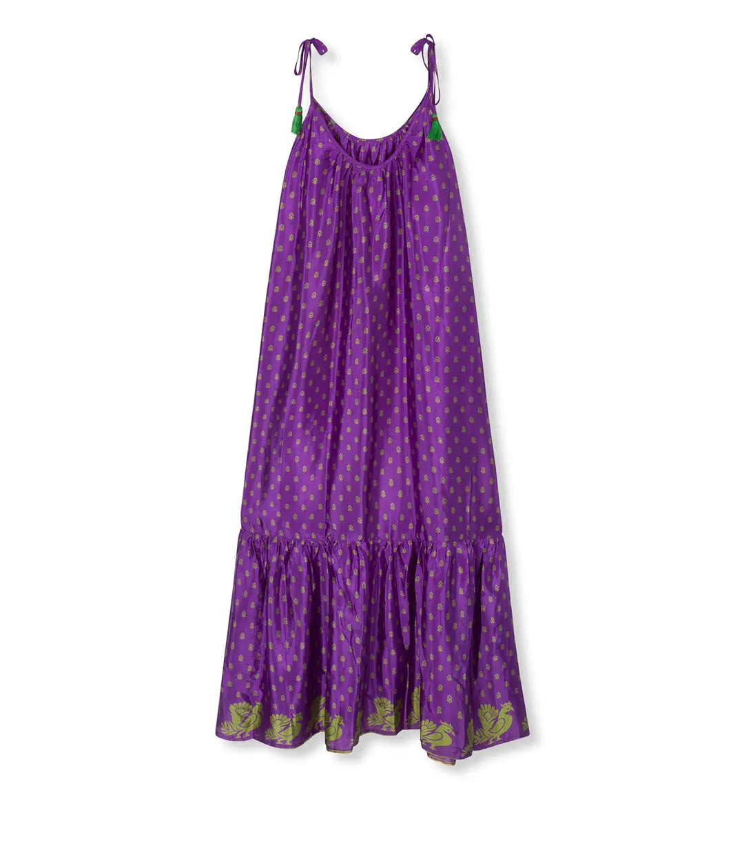 el.residu Myra #29 abito midi viola L/XL sari