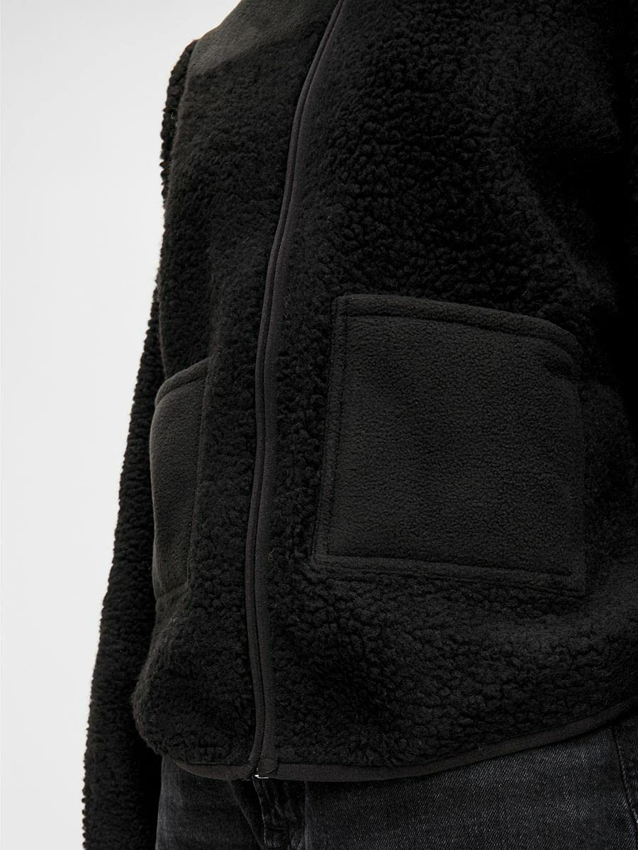 Pieces Orsadie Teddy giacca donna morbida calda