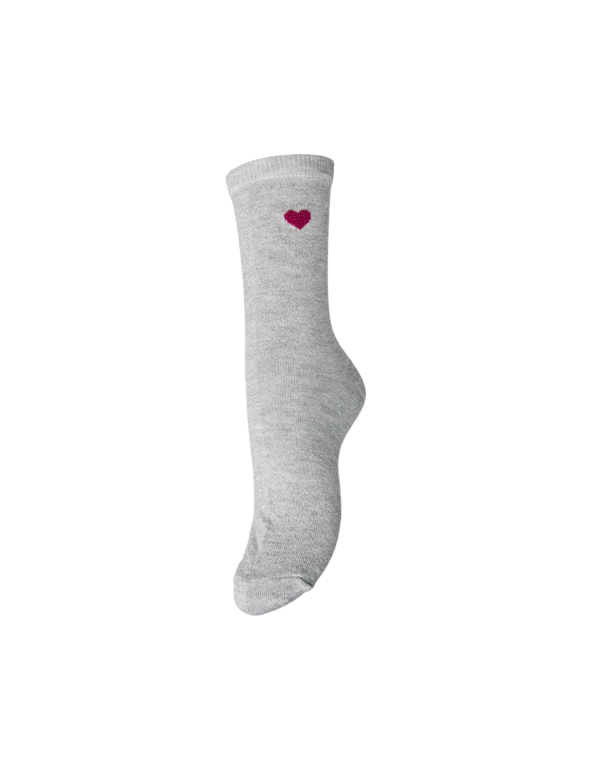 Pieces Pcnolia calzini lurex donna grigio taglia unica