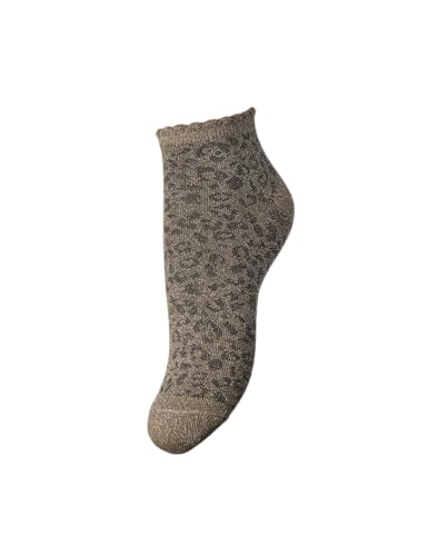 Pieces Pcsebby Glitter Fantasia Calzini Donna Fossile