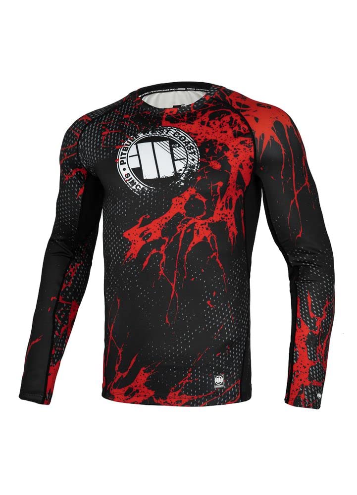 Pit Bull West Coast Blood Dog II rashguard nero XL aderente