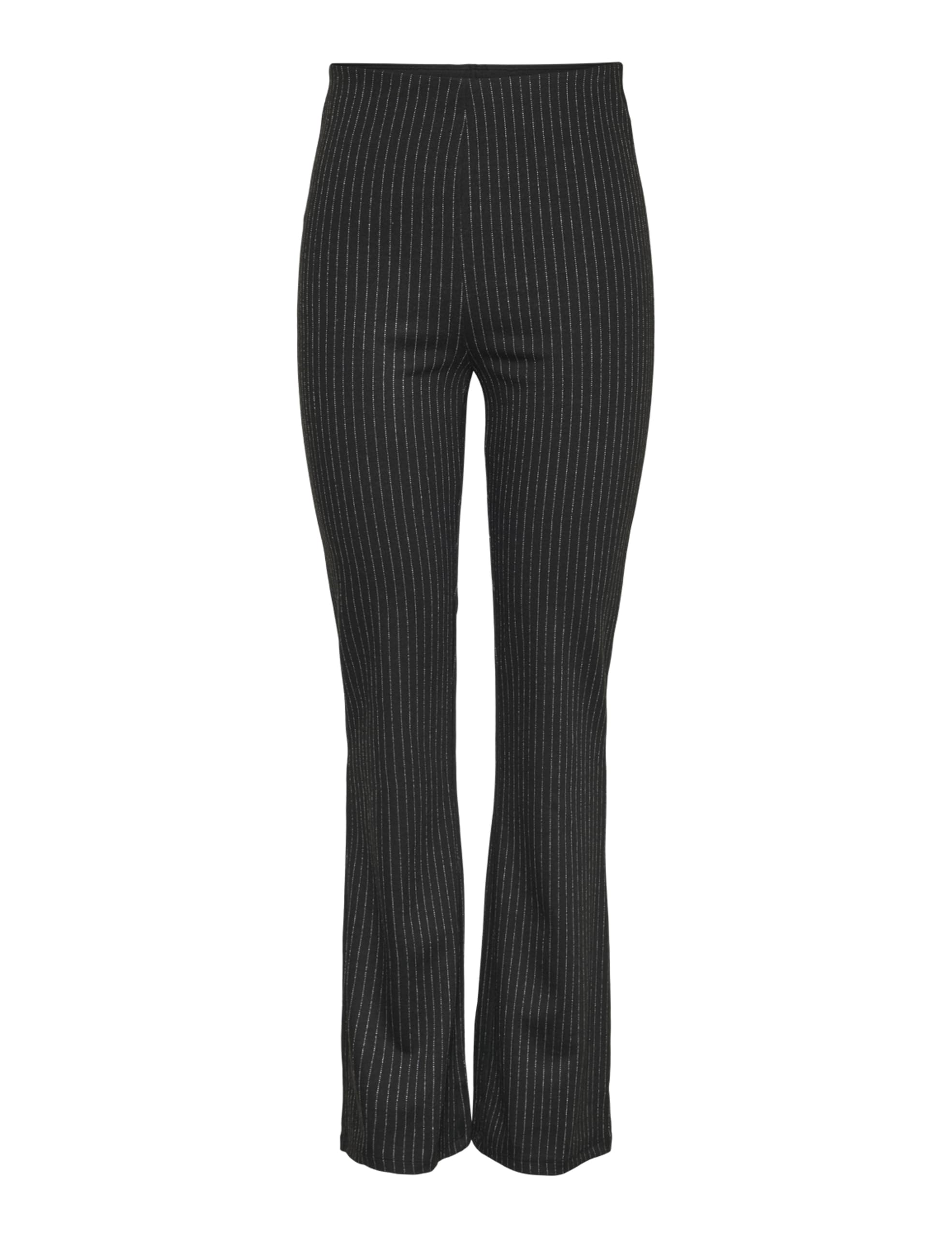 Pieces Pcniannah HW pantaloni svasati donna S neri vita alta