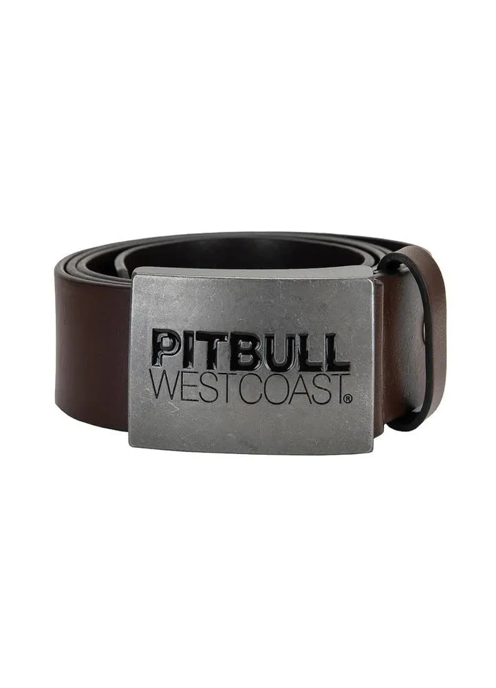 Pitbull TNT cintura uomo pelle fibbia metallo vintage