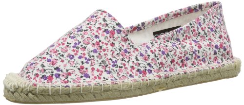 Pieces Haisha Flower Espadrillas Donna Nude Cotone