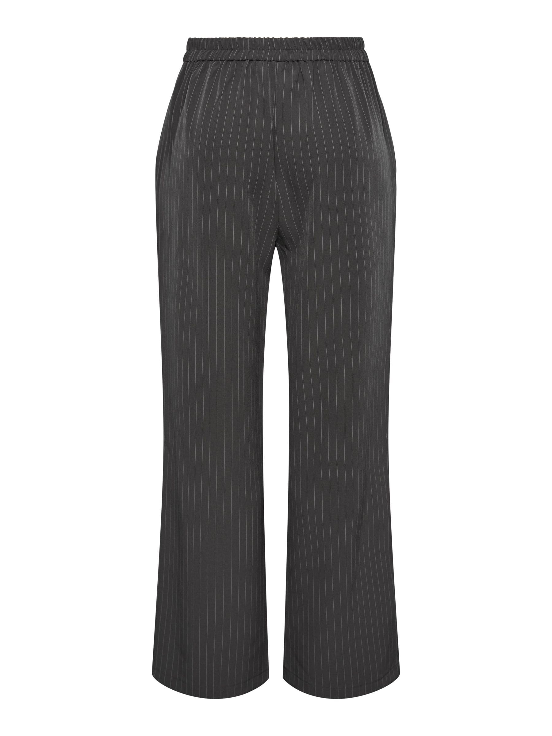 Pieces Pcbozzy HW pantaloni larghi donna a righe