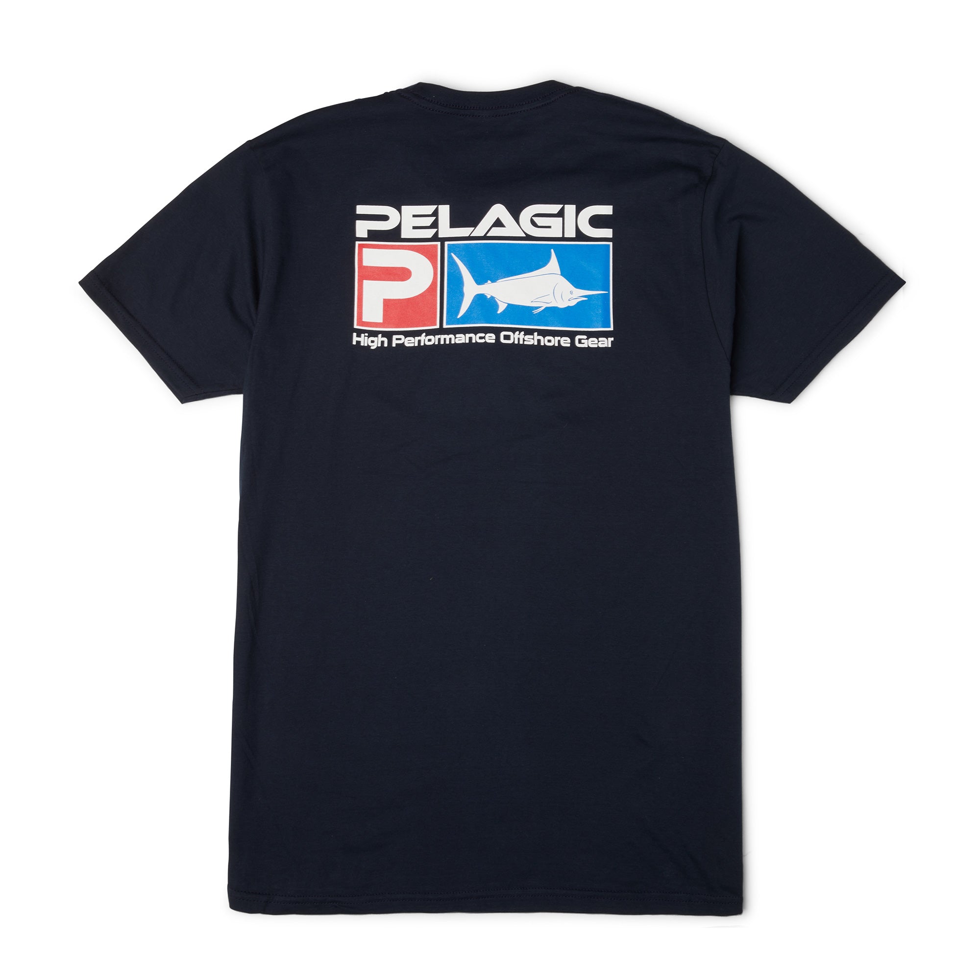 Pelagic Deluxe maglietta uomo navy cotone bio