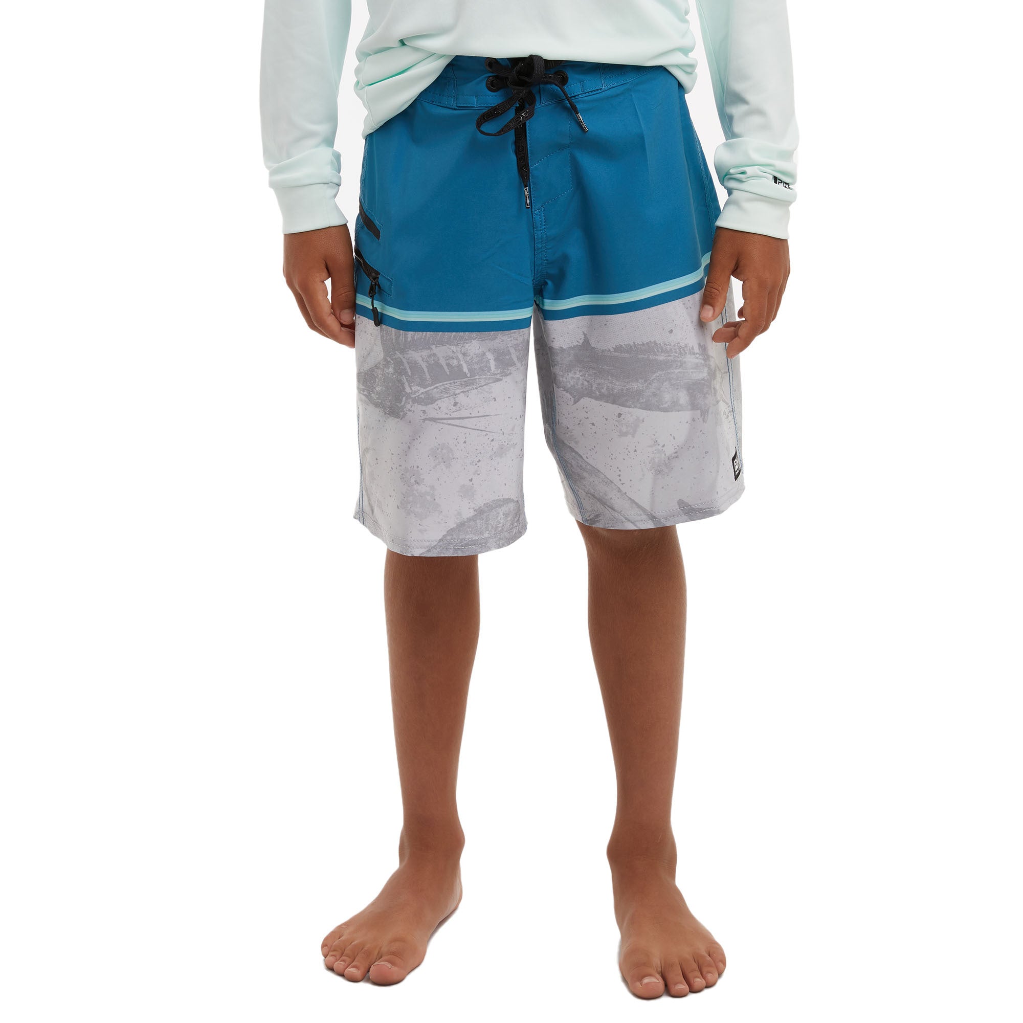 Pelagic Youth Strike costume mare Light Grey asciugatura rapida