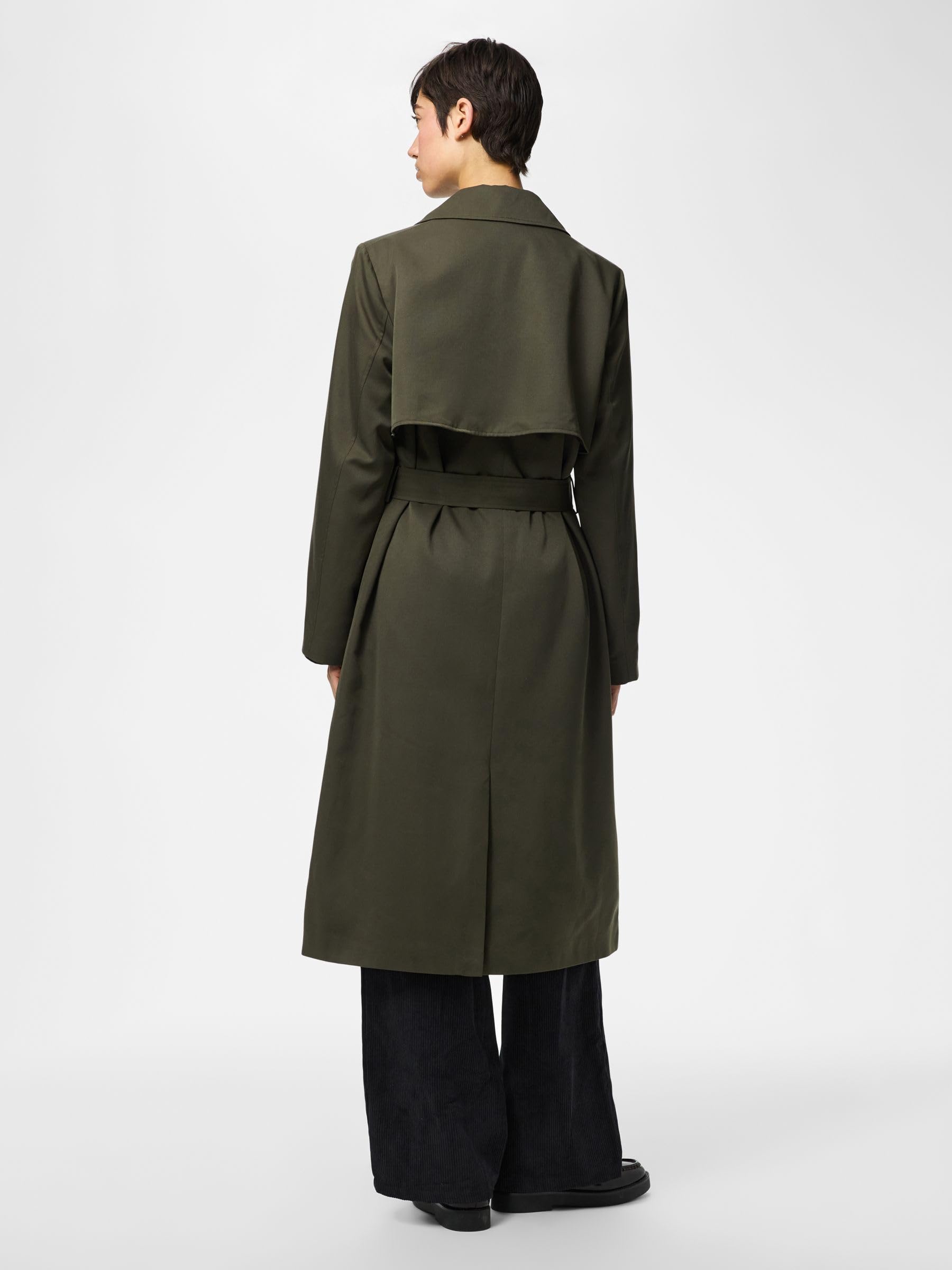 Pieces Pcscarlett trench donna leggero antivento
